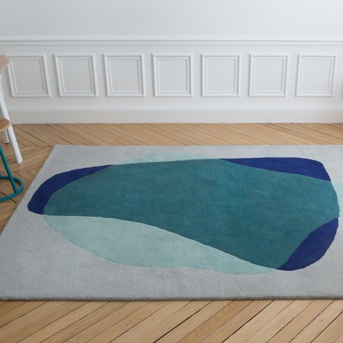 Serge rug blue/green Hartô