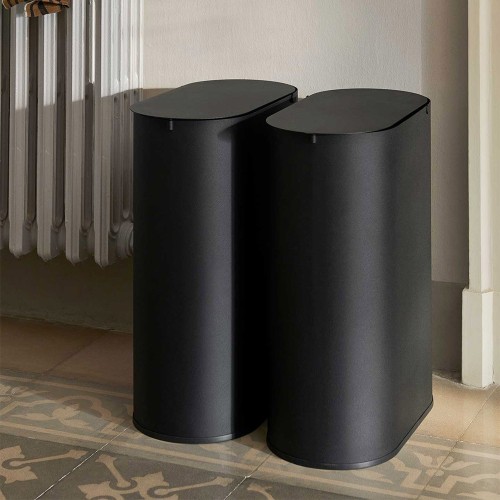 Enkel waste garbage can - black