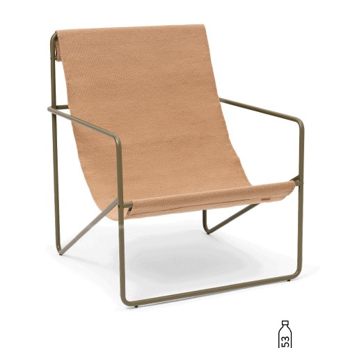 Chaise lounge Desert - Olive/Sable