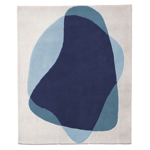 Serge rug blue/grey Hartô