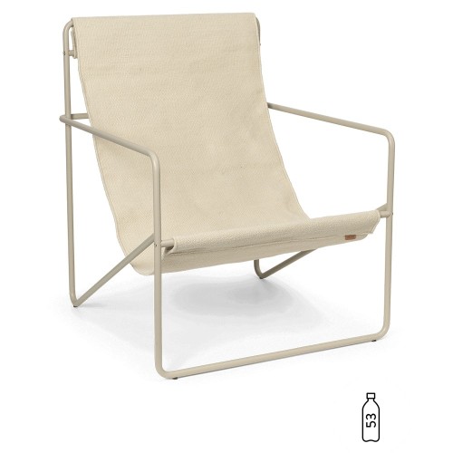 Desert lounge chair - Cashmere/Nuage