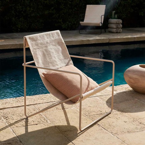 Desert lounge chair - Cashmere/Nuage