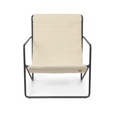 Desert Lounge Chair - Nuage/Schwarz 2