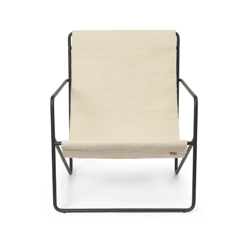 Desert Lounge Chair - Nuage/Schwarz