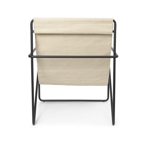 Chaise lounge Desert - Nuage/noir