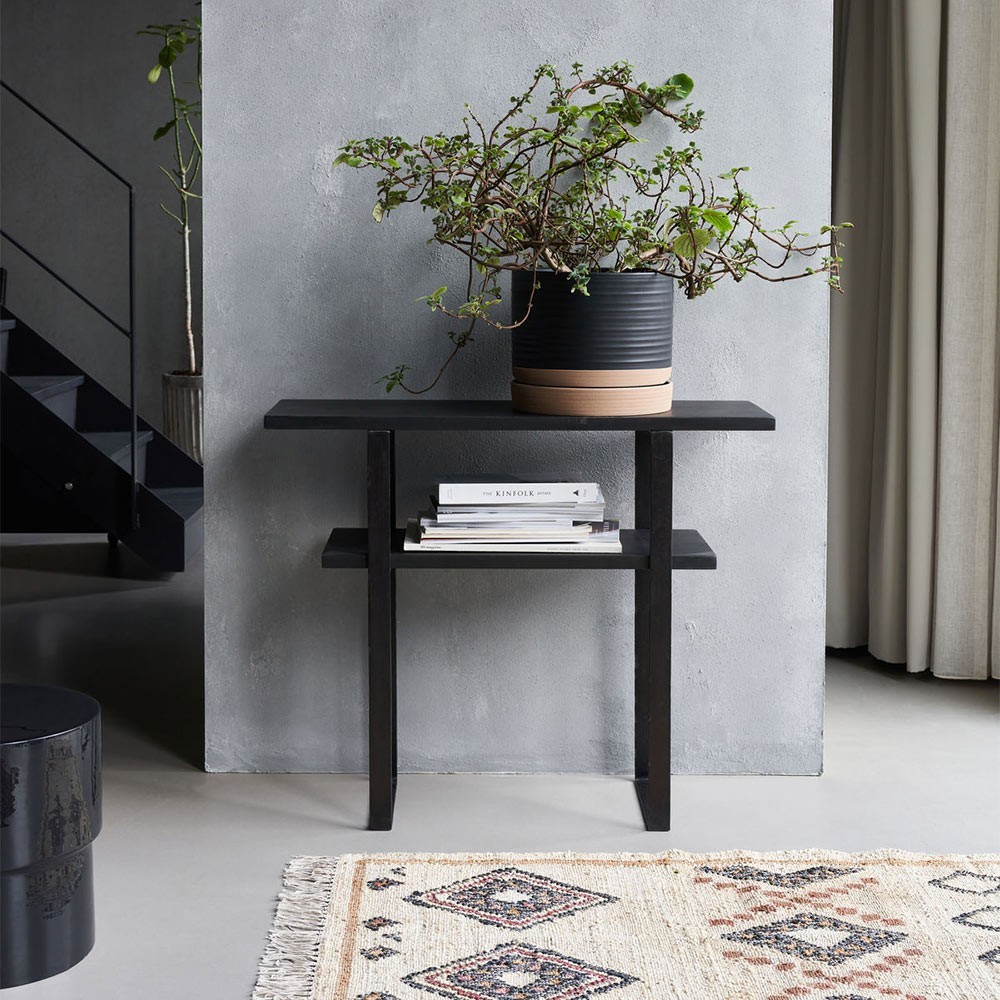 Table console Woda - noir