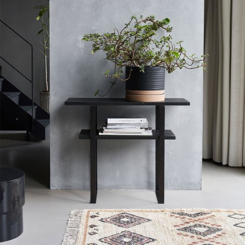 Table console Woda - noir