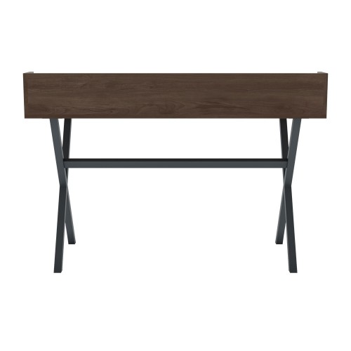 Hyppolite desk walnut slate grey Hartô