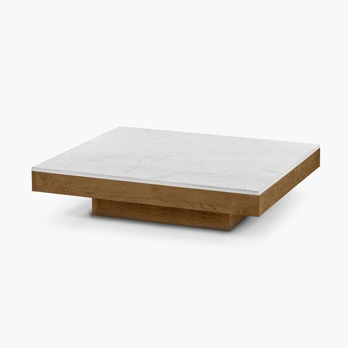L cognac side table - Rodolphe blanc