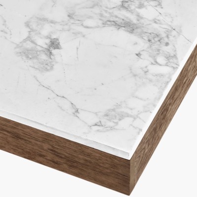 S cognac side table - Rodolphe blanc 2