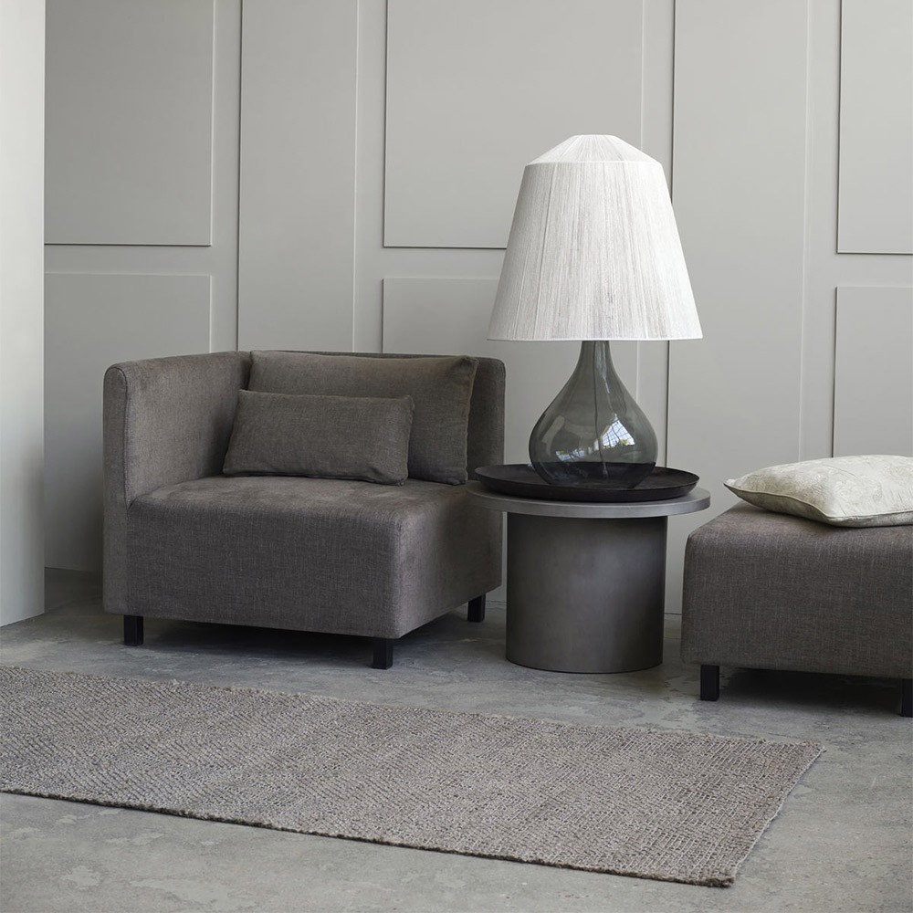 Pouf Hazel Night - Gris/Marron