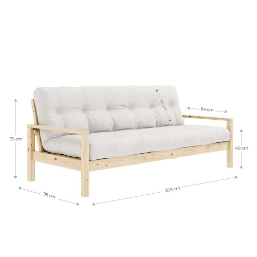 Pomello per divano letto 510 Avorio