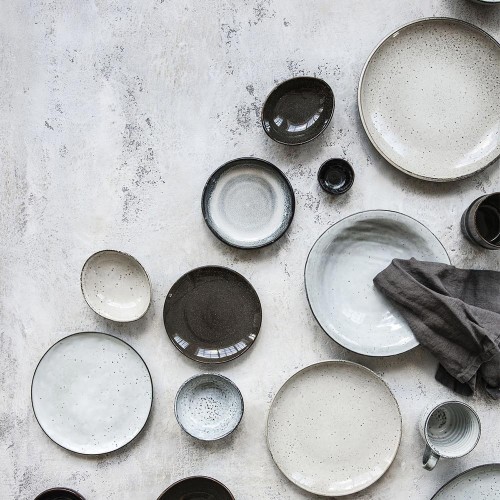 Rustic plate - Grey/Blue