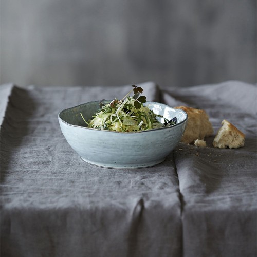 Rustic bowl Ø21.5 - Grey/Blue