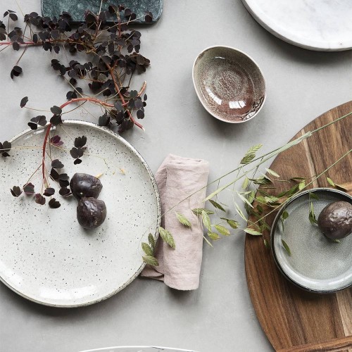 Lake breakfast plate - Grey