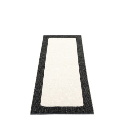 Tapis ILDA - Black/Vanilla Pappelina