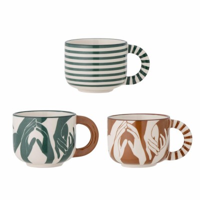 Carim mug - set of 3 Bloomingville