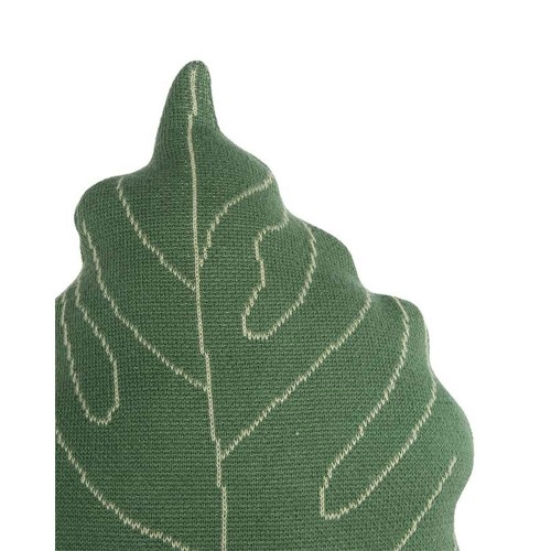 Gestricktes Kissen Baby Leaf