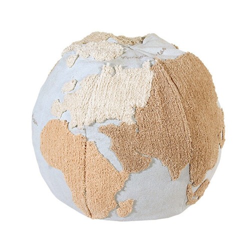 Mappemonde Pouf