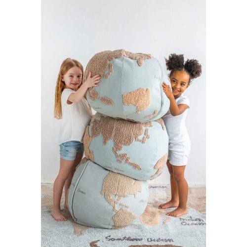 Mappemonde Pouf