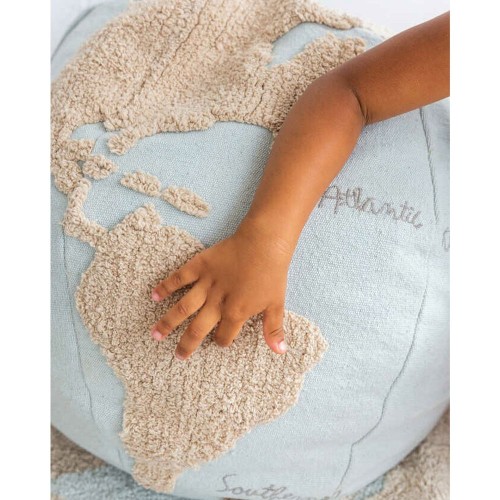 Mappemonde Pouf