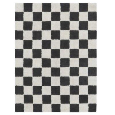 Alfombra de cocina lavable Azulejos gris oscuro Lorena Canals