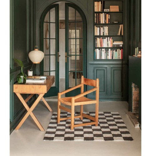 Alfombra de cocina lavable Azulejos gris oscuro