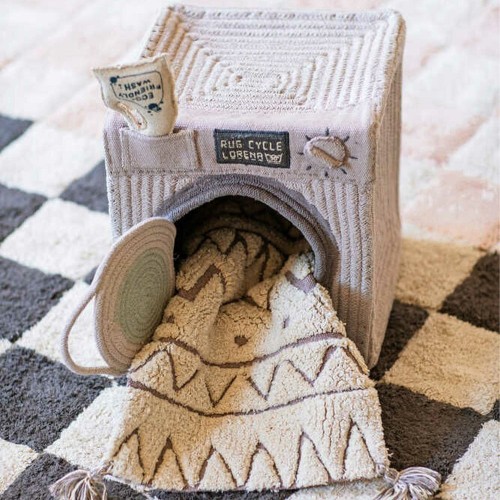 Carpet Washable Kitchen Tile Dark gray