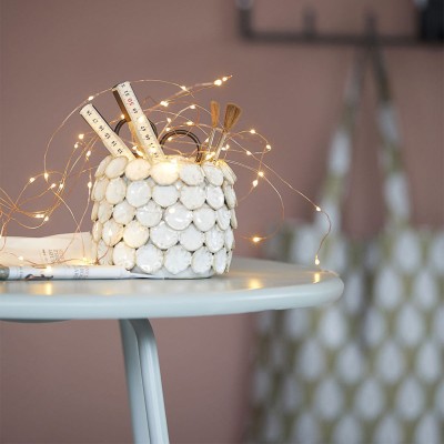 Dot S vase - White 2