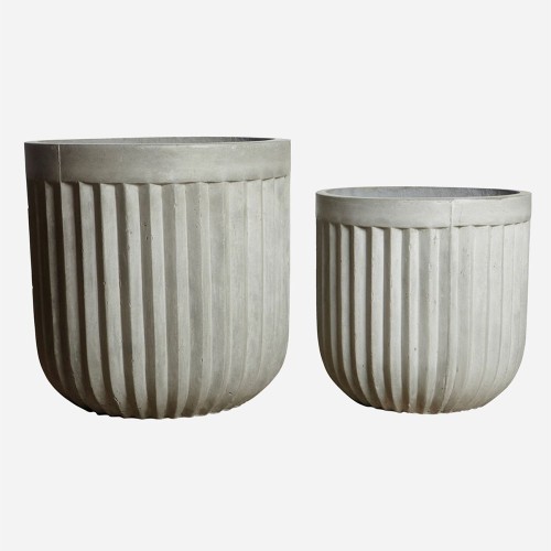 Concrete planter - Light grey