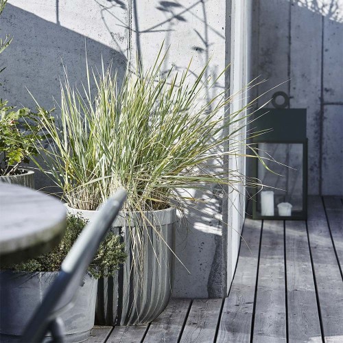 Jardinera de hormigón - Gris claro