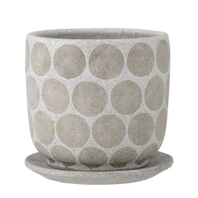 Pot de fleurs déco avec soucoupe Felan Bloomingville