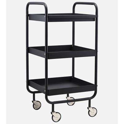 Carrello su rotelle - Nero 2