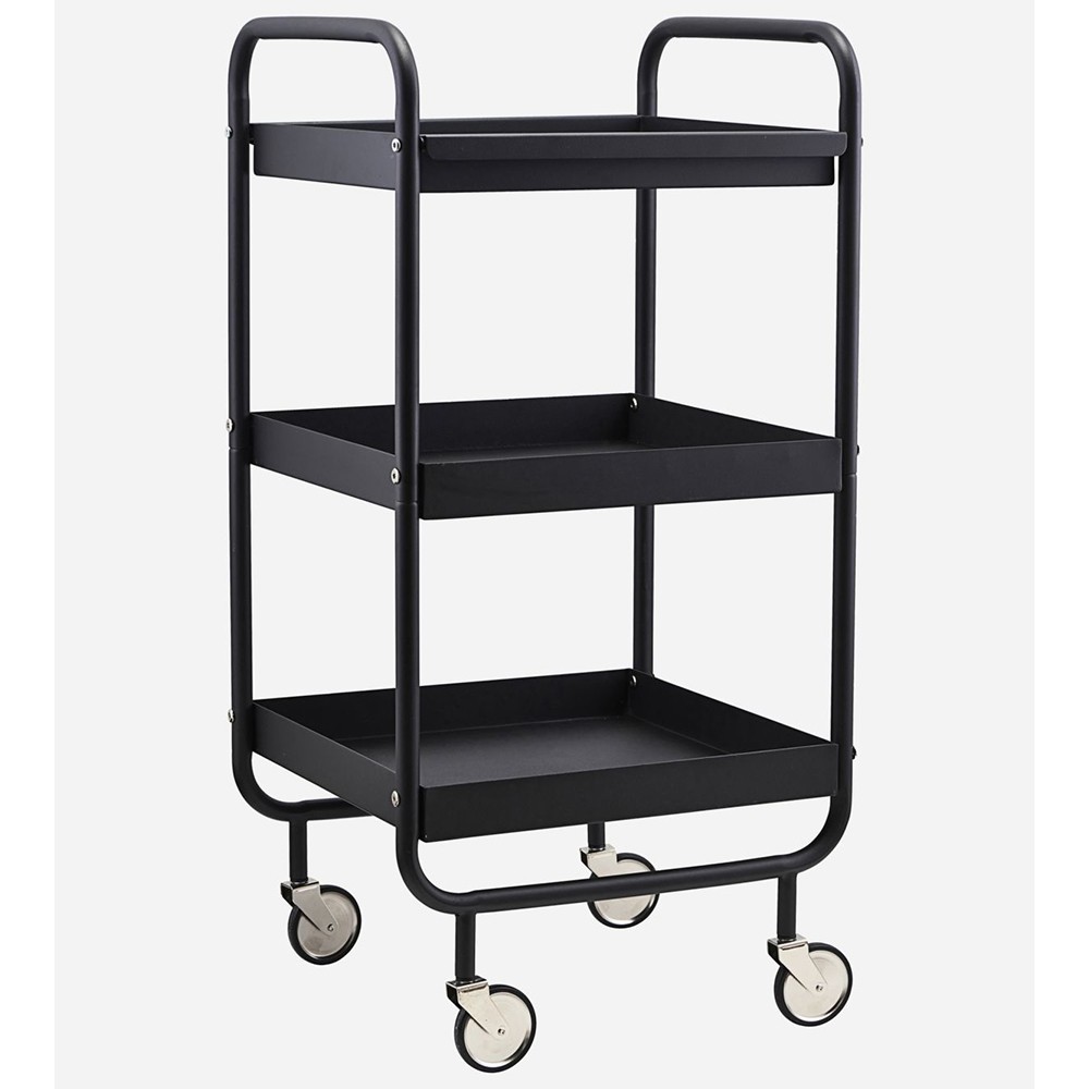 Desserte à roulettes Roll - Noir