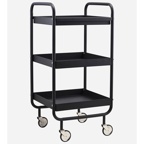 Carrello su rotelle - Nero