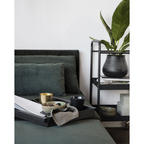 Roll wheeled sideboard - Black