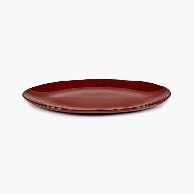 La Mère oval plate - Venetian red Serax