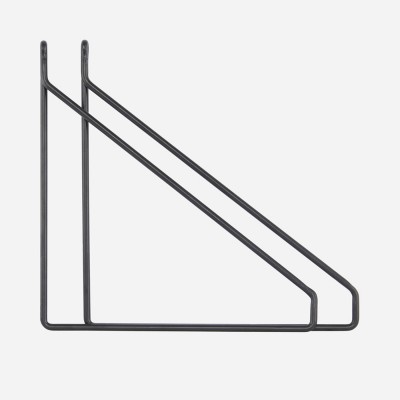 Separate brackets - black House Doctor