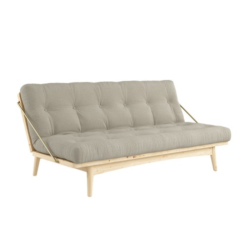 Sofa Bed 3 seater Folk - 914 Linen