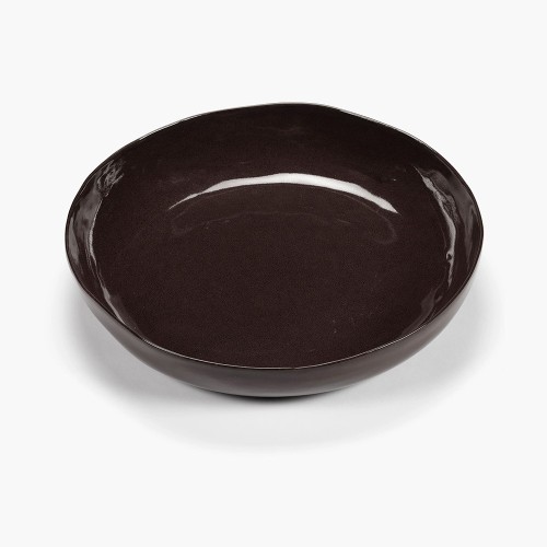 Serving bowl L La Mère - Dark brown