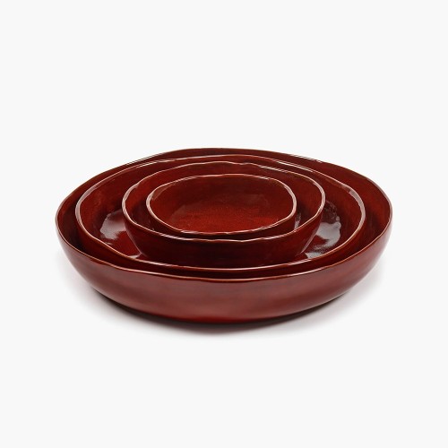 L La Mère serving bowl - Venetian red
