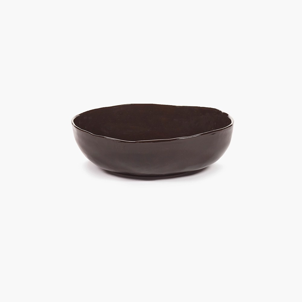 Bowl L La Mère - dark brown