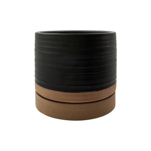 Vaso con vassoio Astu (set di 3)