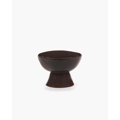 Ciotola alta su piede La Mère - Marrone scuro