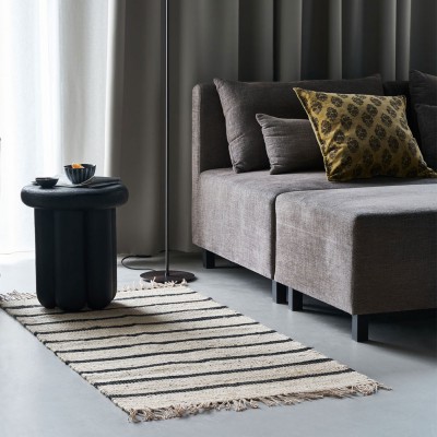 Tapis Sima - Noir/Naturel S House Doctor