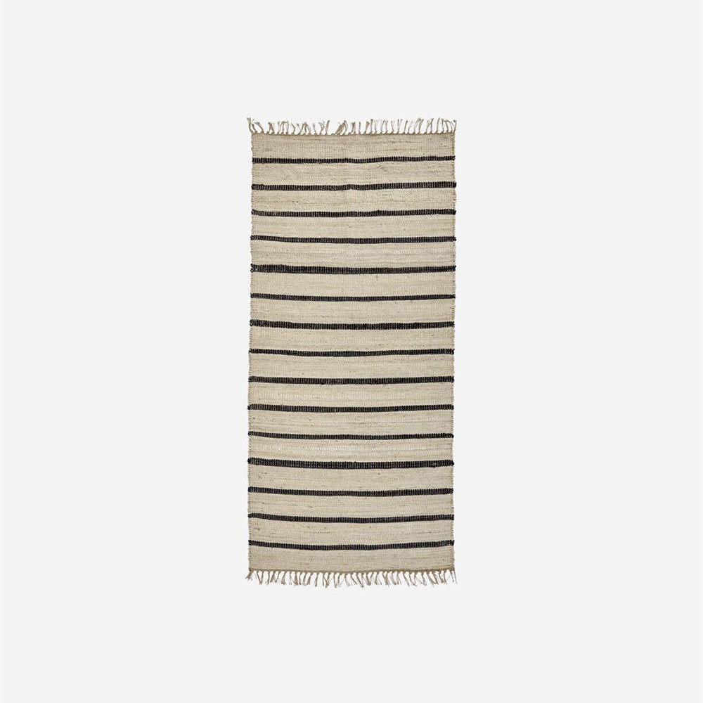 Tapis Sima - Noir/Naturel L