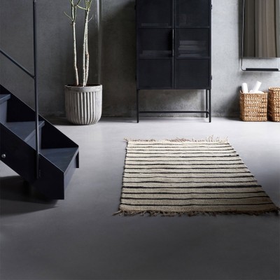 Tapis Sima - Noir/Naturel L