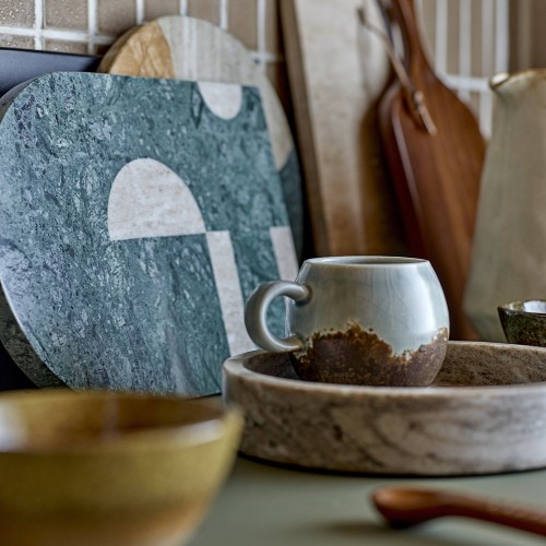 Abrianna snijplank - groen marmer