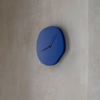 Horloge murale Melt - Bleu 2
