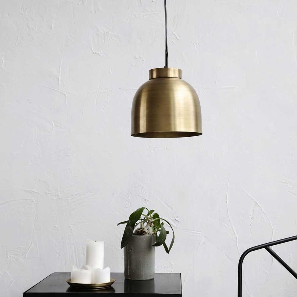 Bowl lamp brass S House Doctor